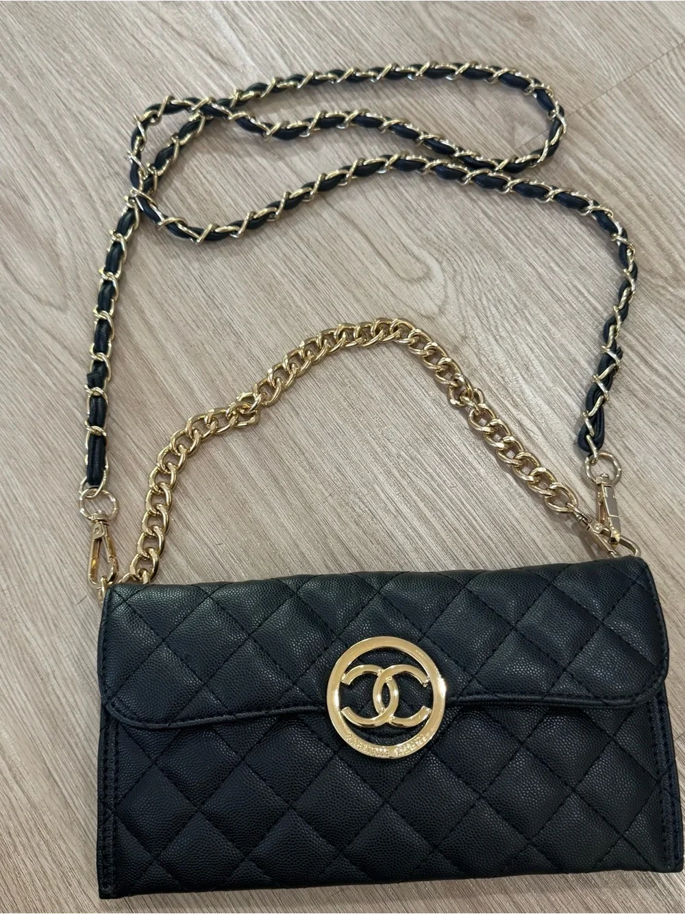 Gabrielle “coco” Chanel Black Quilted Chain Shoulder Bag purse Authentic